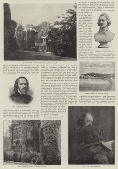 Alfred, Baron Tennyson, Dichter Laureaat door George Frederick Watts